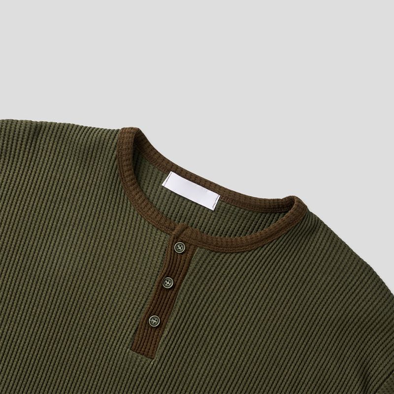 Daying waffle short sleeve T-shirt -5C