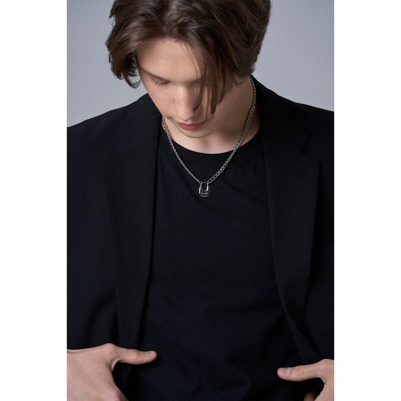 HOBO LOCK CHAIN NECKLACE