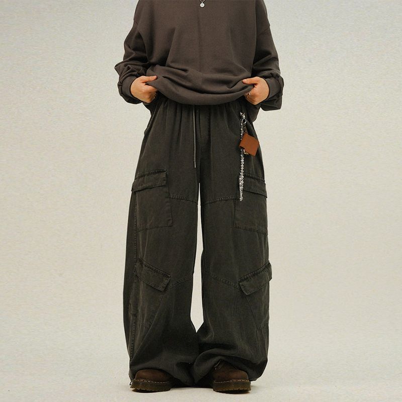 SEMIKAJI(セミカジ)の「SL Multi Cargo Pigment Wide Pants(Pants)」