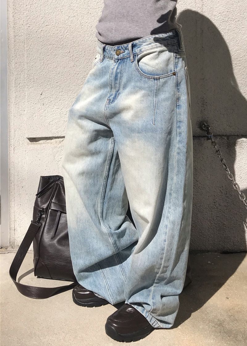  DART WIDE WASHING DENIM