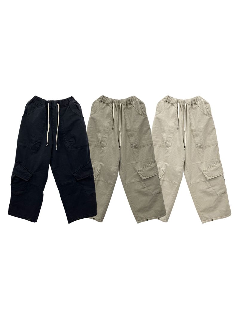 Fore-end diagonal cargo pants
