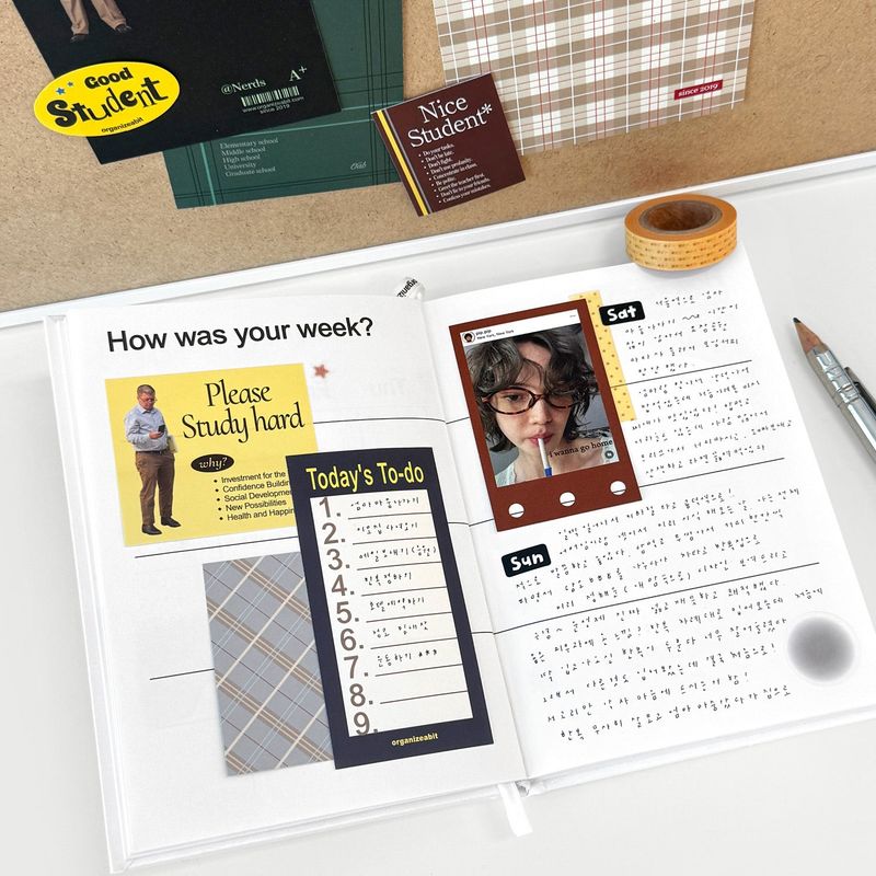 oab school pack / scrap sticker set