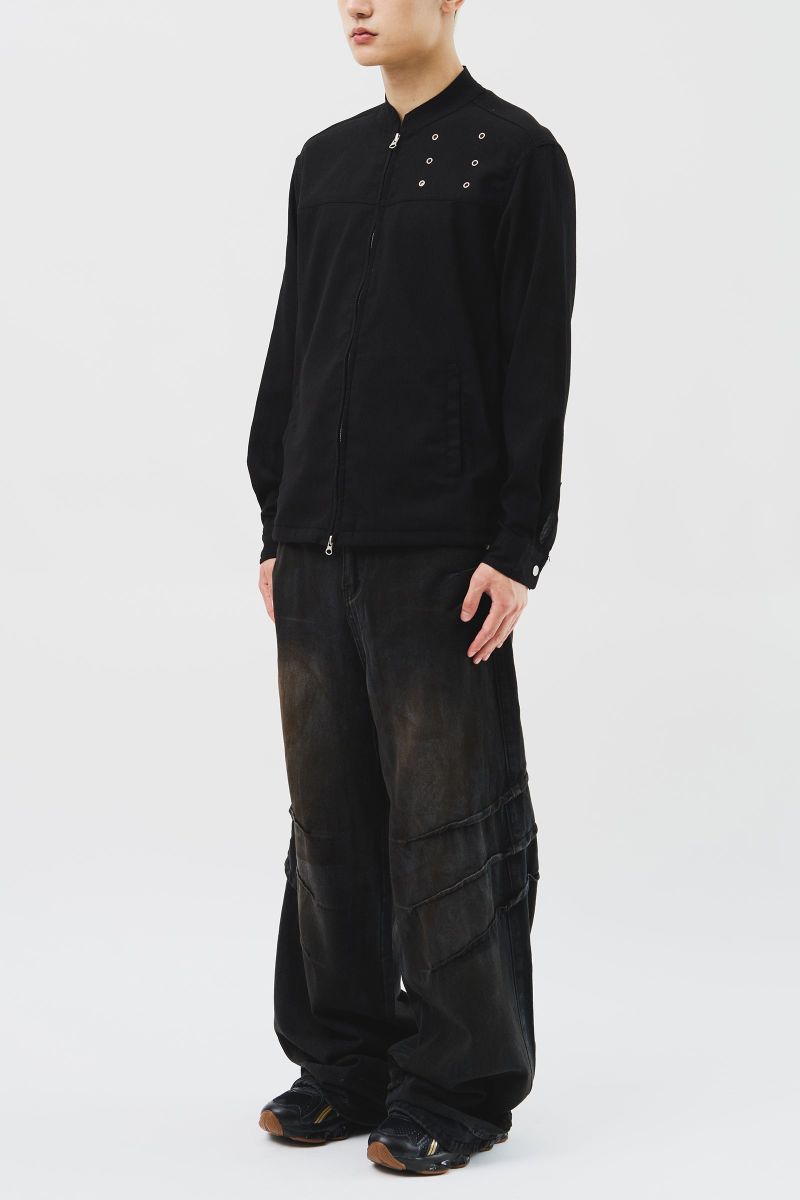Non Collar Linen Jacket (2color)