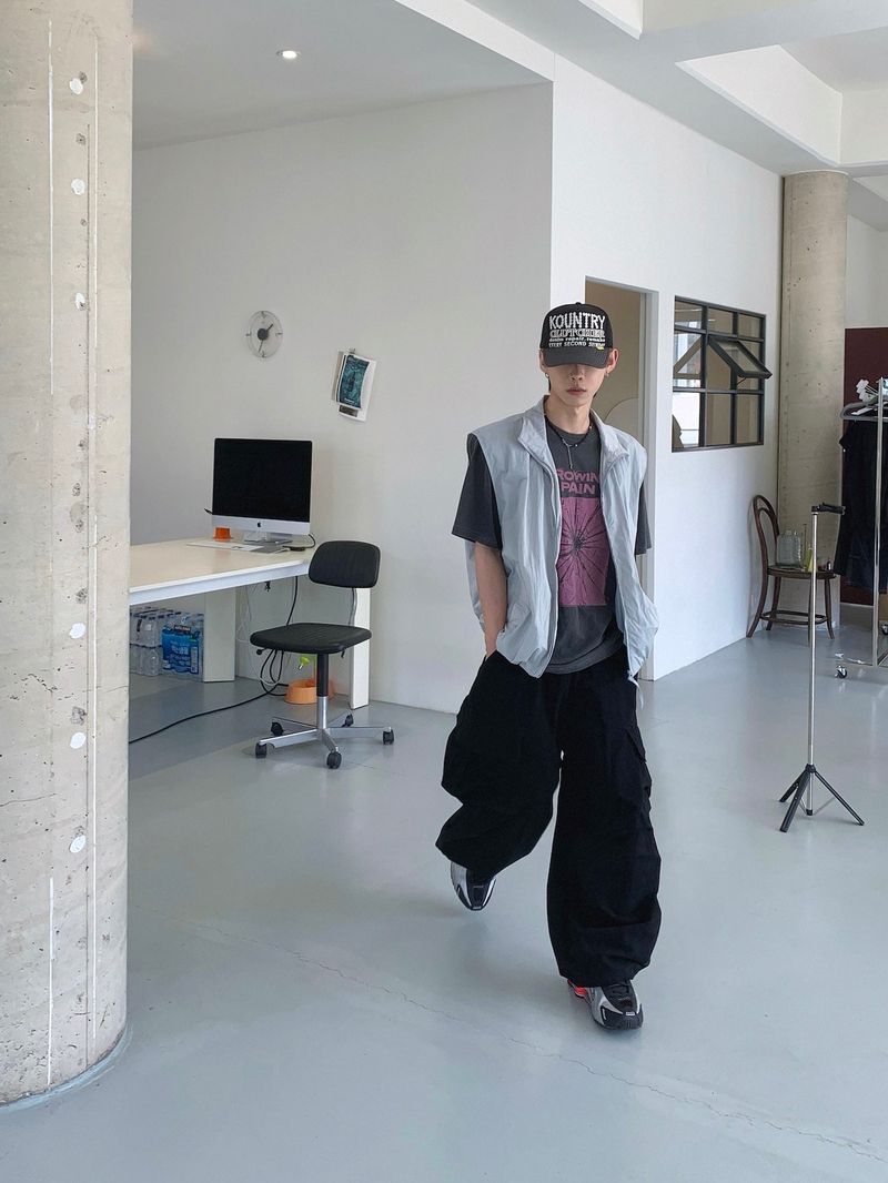 ファービットアンバランスカーゴバルーンパンツ 6C