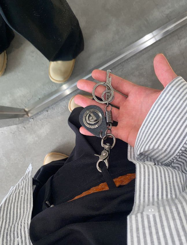 No.0901 P leather keyring