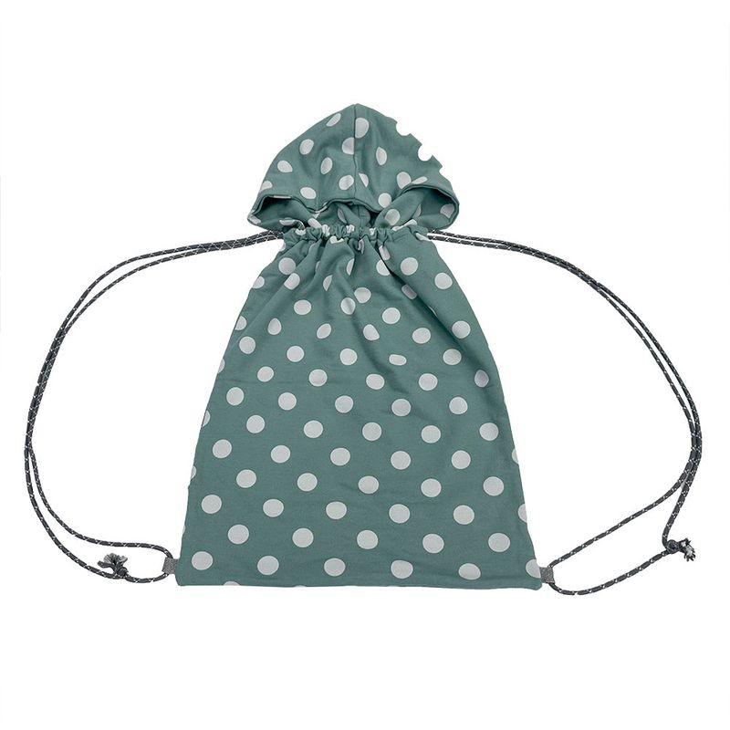 Peeling Dot Hood Bag