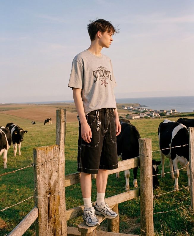 26SS★ Sun Curve Short Sleeve T-shirts