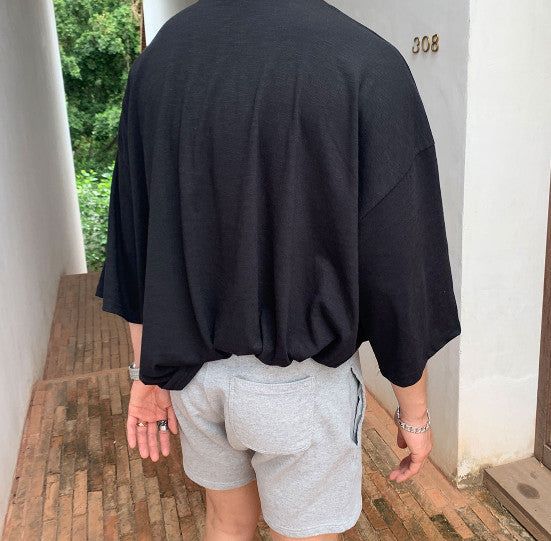 Perfect Slub 3/4 Sleeve Box T (5color)