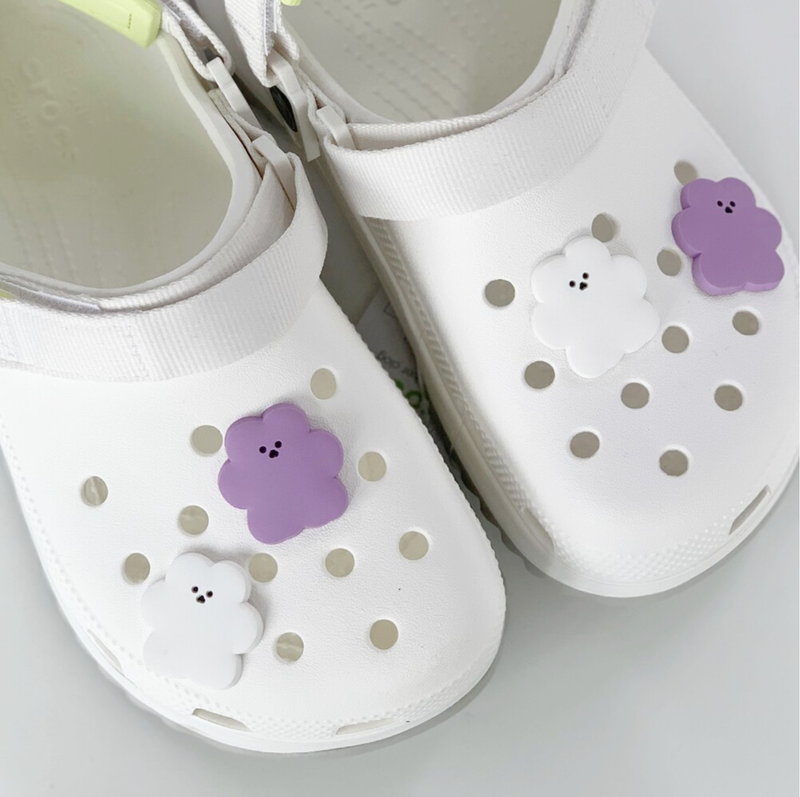 Chanibearの「Purple & White Chanibear Silicon Charm Set（Shoes）」