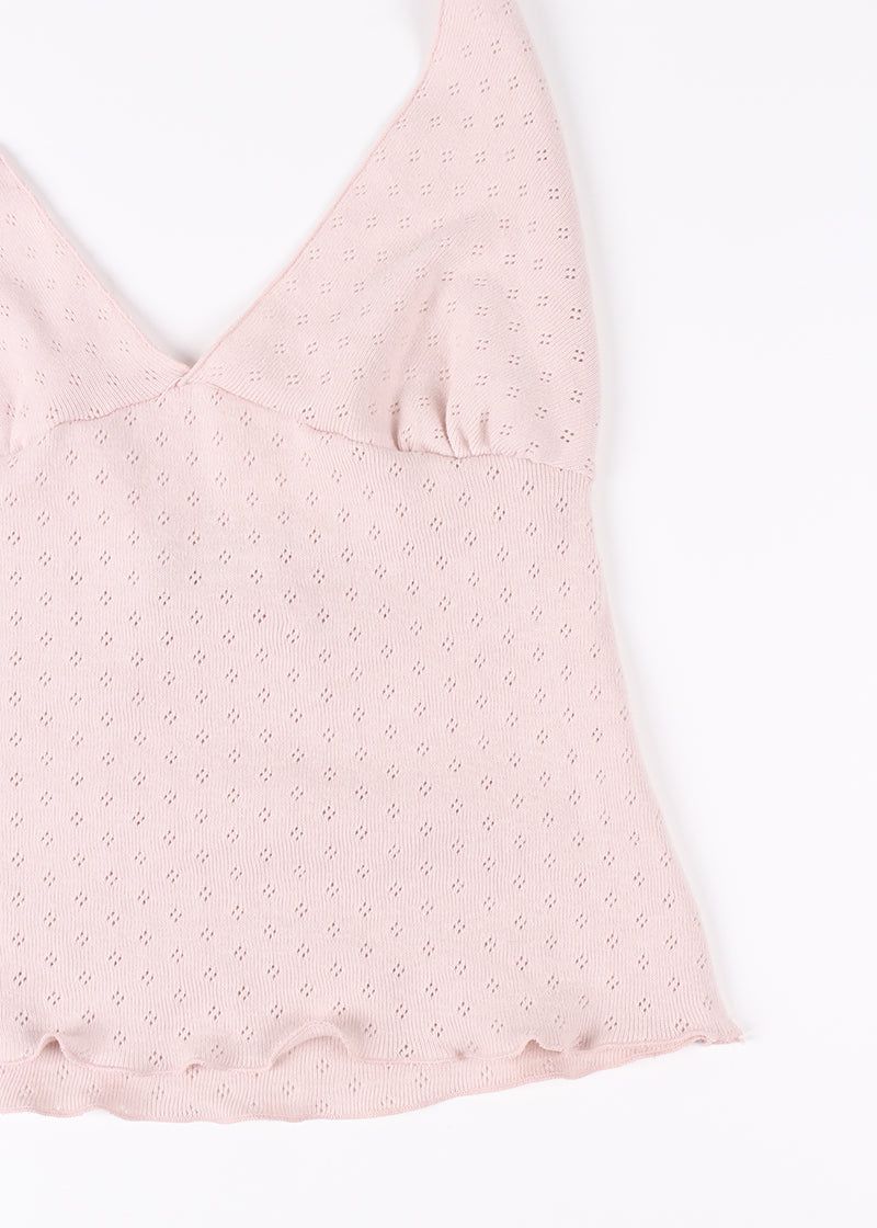 SPRING PUNCHING HALTER SLEEVELESS