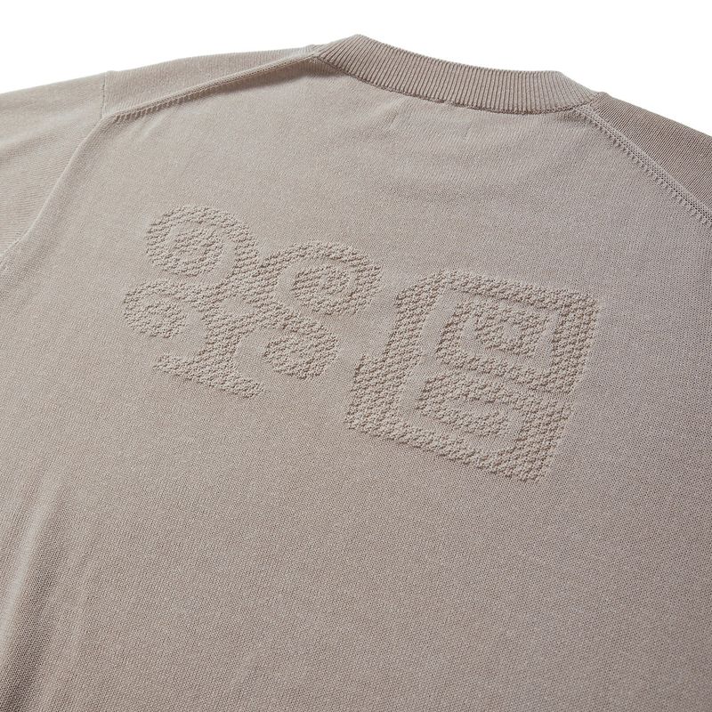 Totem short sleeve knit / Ecru