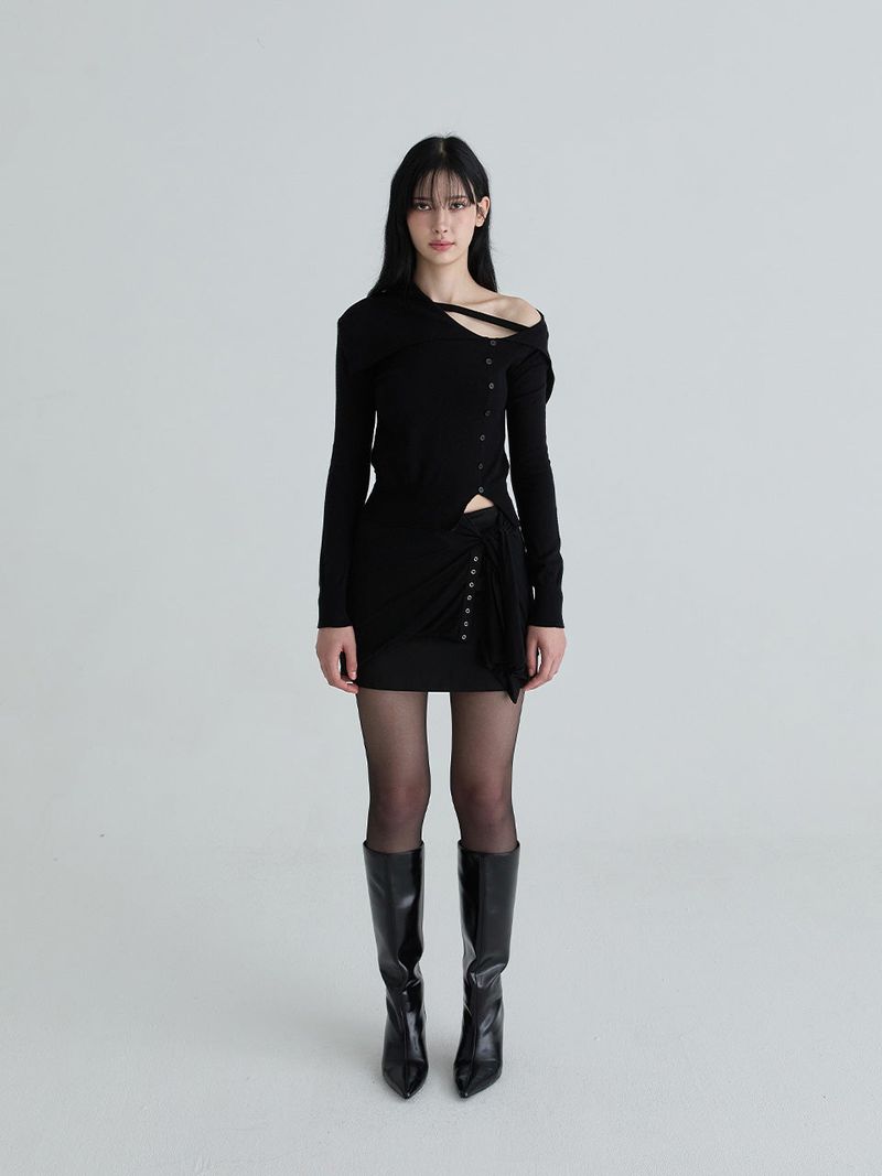 Sailor strap knit (Black)