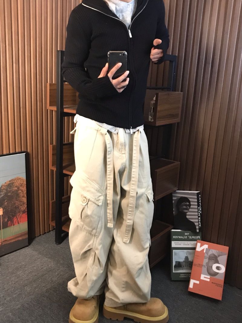 Layer Strap Cargo Pants
