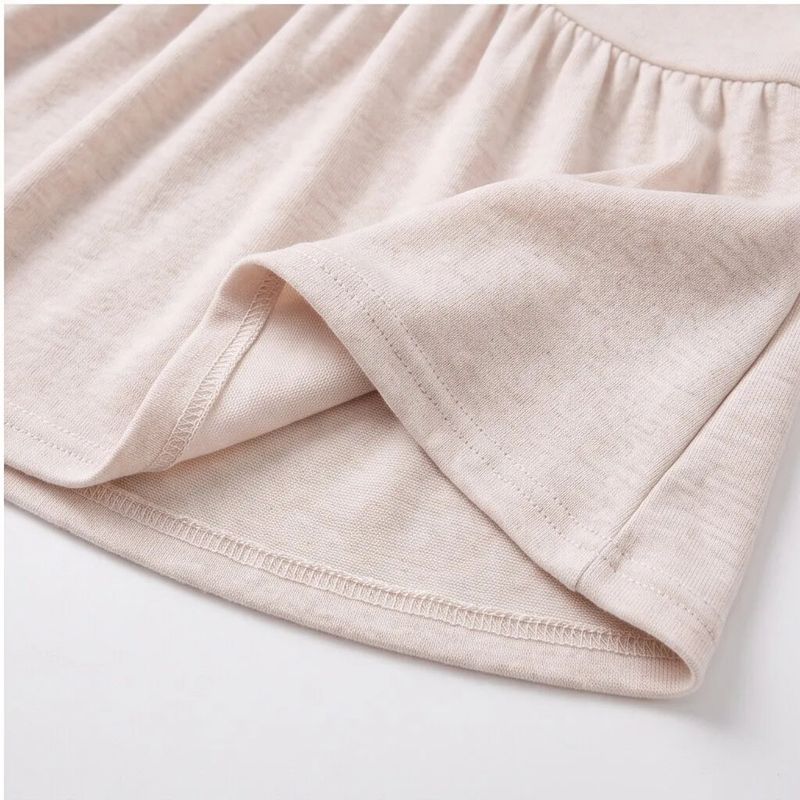 Fleur Shirring layered T-shirt
