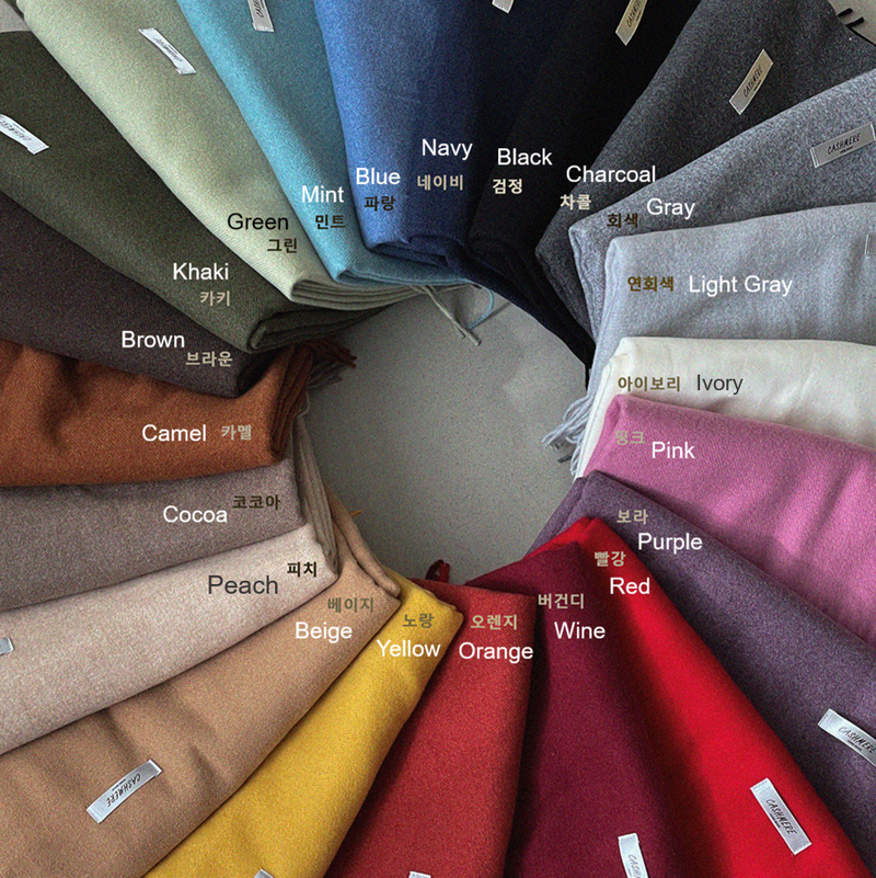 ASCLO Cashmere Muffler (21color)