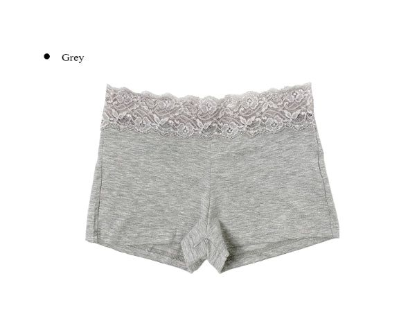 Burne Layered Sagging Lace Inner Shorts