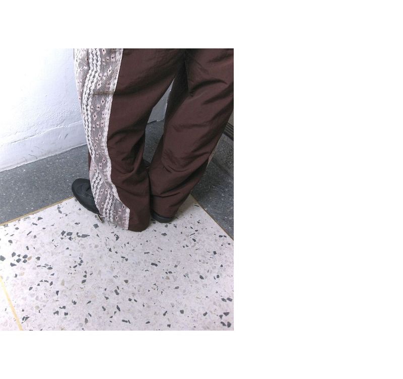 Haro Lace Nylon Jogger Pants.