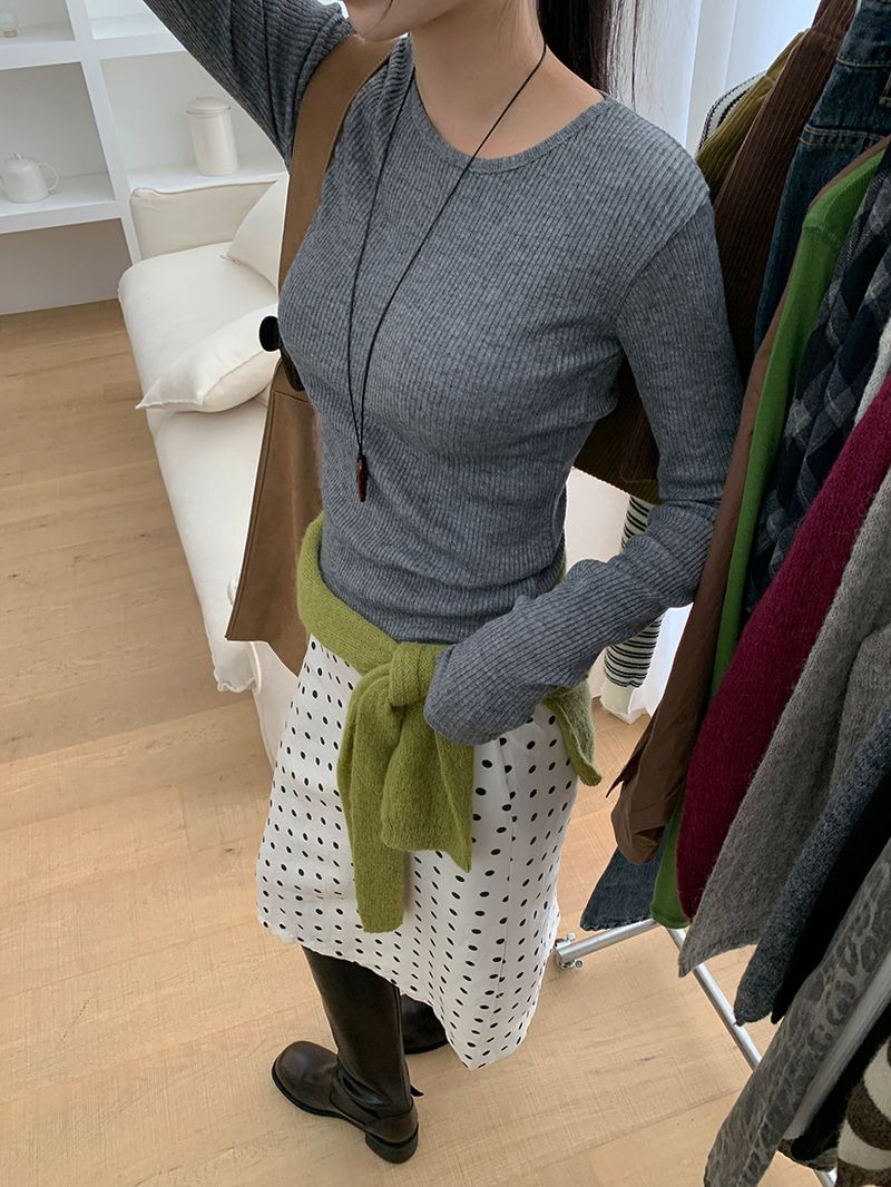 [MADE] Polyton Dot Skirt