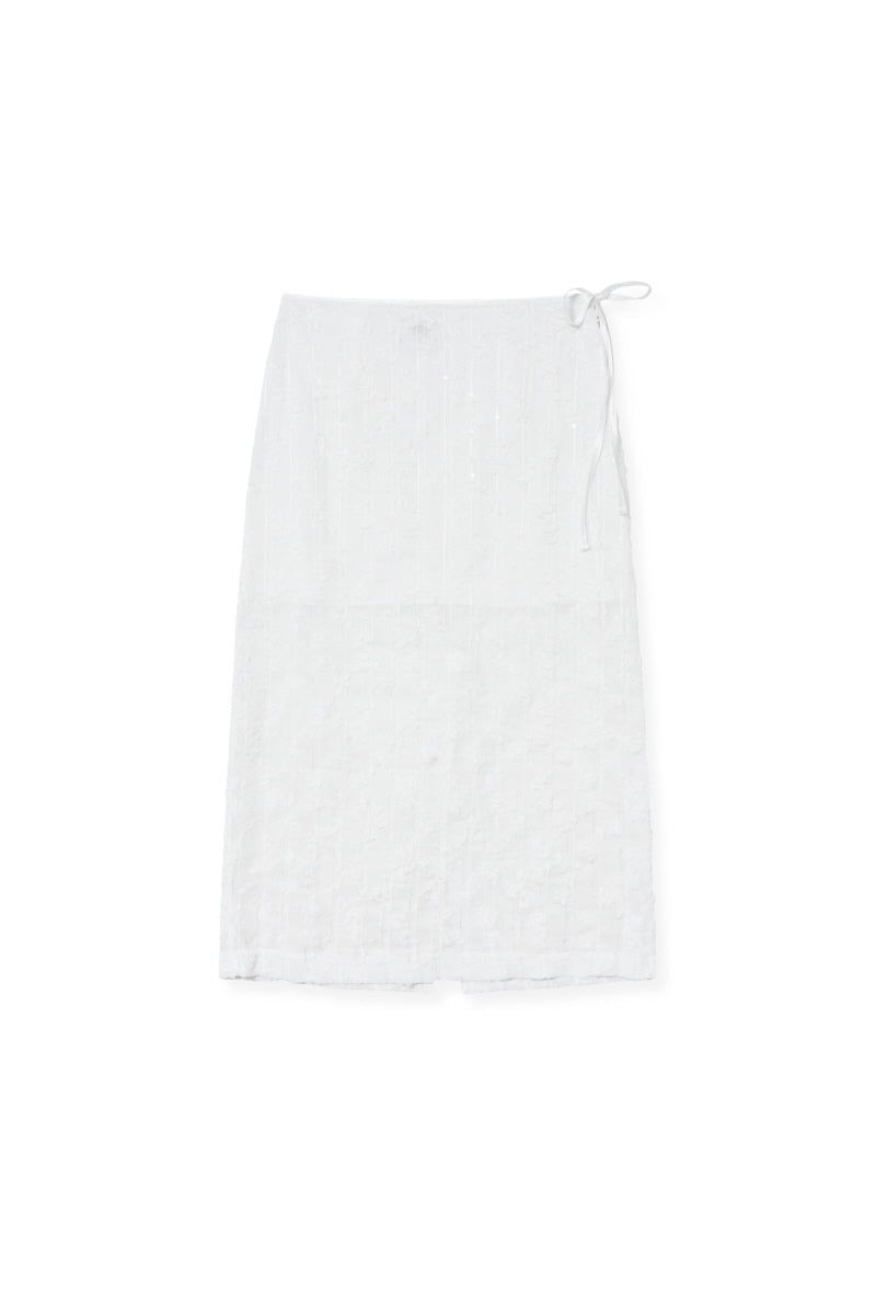 rose skirt (white)
