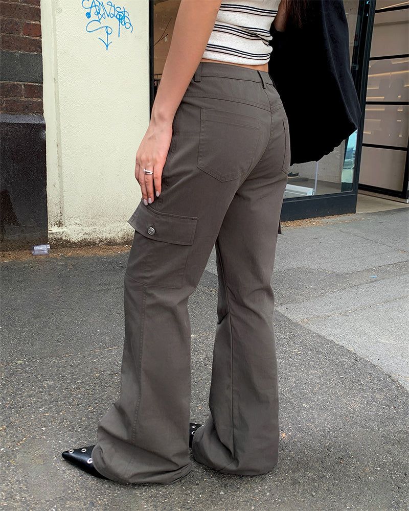 [ORIGINAL] Kanto Nylon Bootcut Cargo Pants