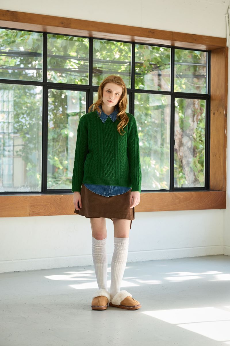 JUICY ROUND KNIT / GREEN