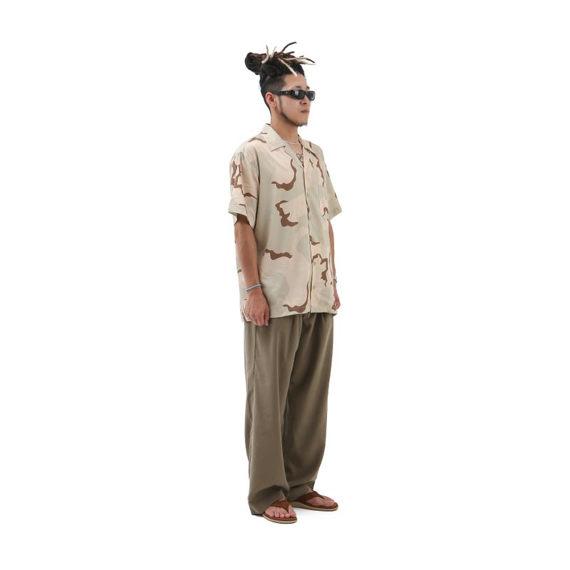RELAXED CAMO HALF SHIRTS BEIGE