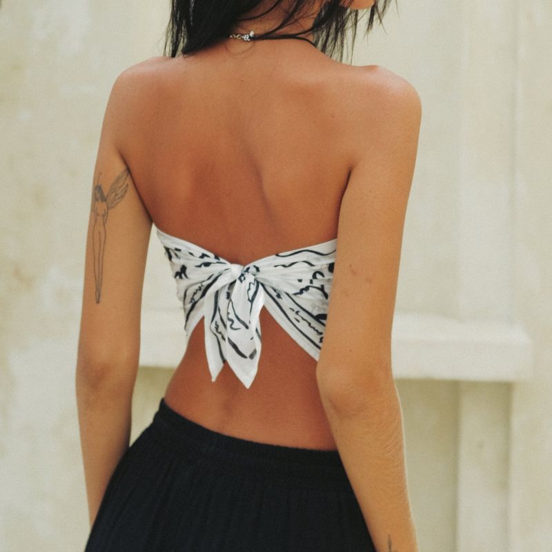 [Organic Scarf] Mallorca - White