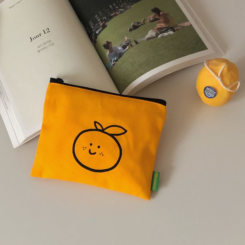 Tangerine pouch&bag (Yellow)