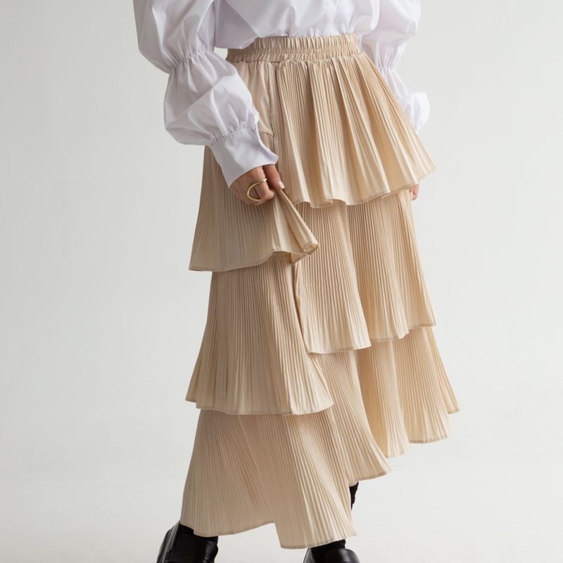 Uenui(ウニュイ)の「unique frill skirt(Skirts)」