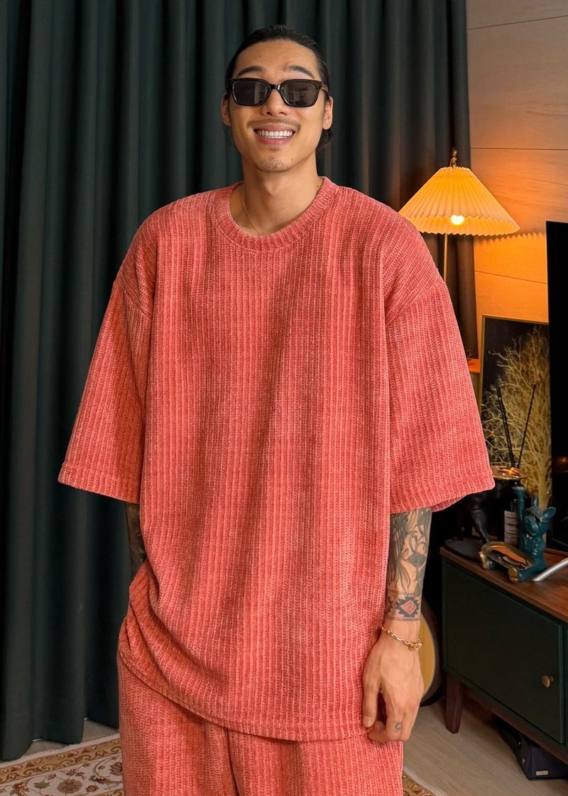 Sims Knit-Cuffed Short-Sleeve T 9COLOR