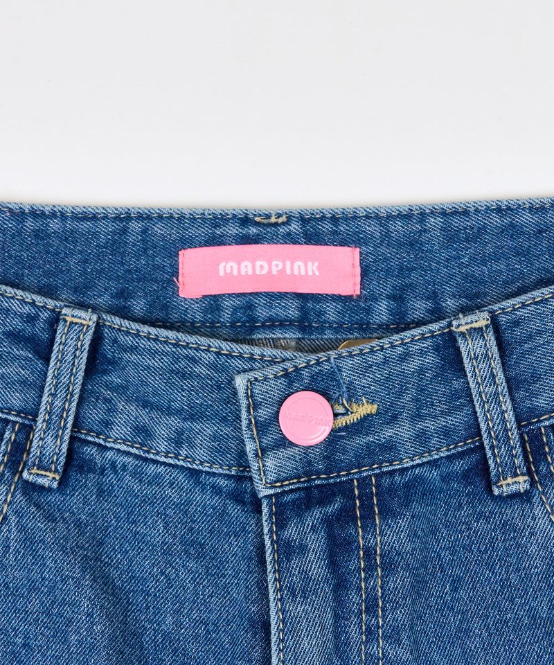 MP HALF CUTTING DENIM PANTS