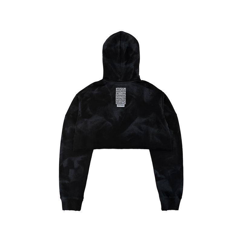 Crop Damage Sweatshirt (BLACK)