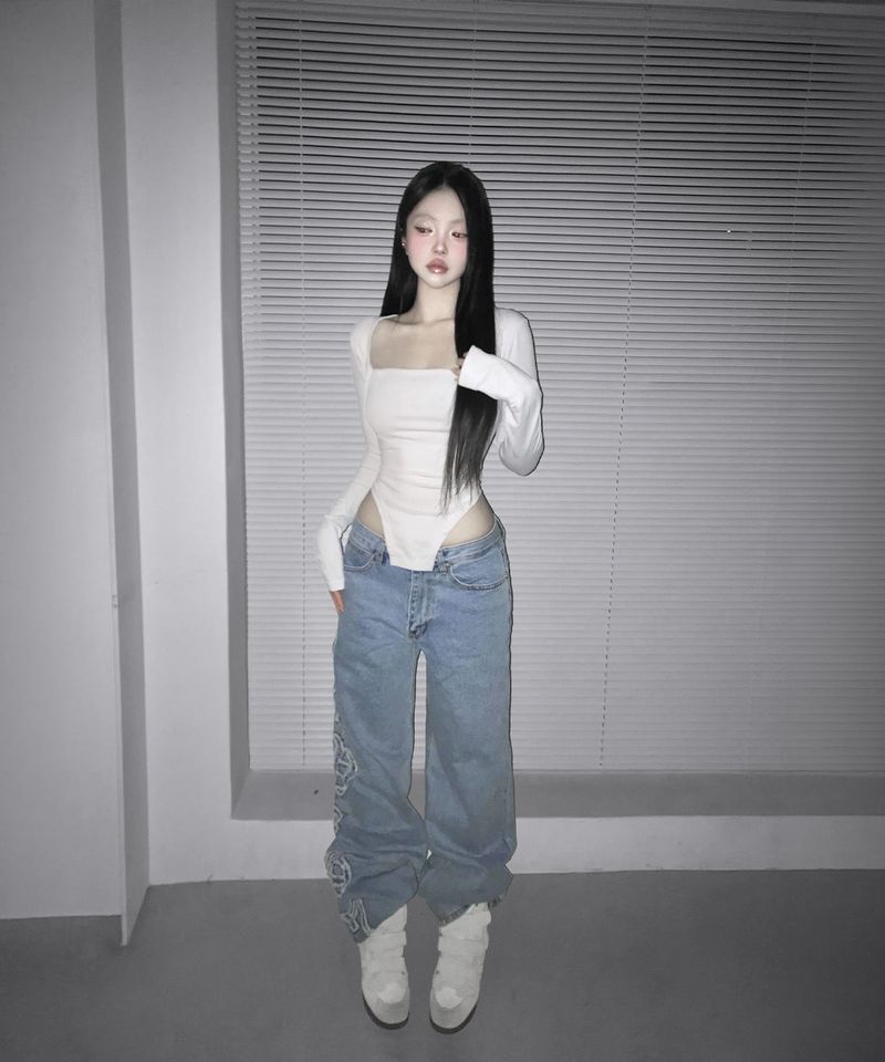 sera bodysuit tee (3colors)