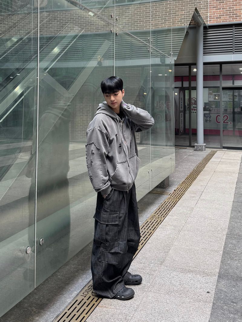 linen balloon cargo pants
