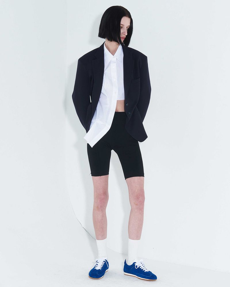 DOZI - Pinched Tailored Jacket _ Dark Navy