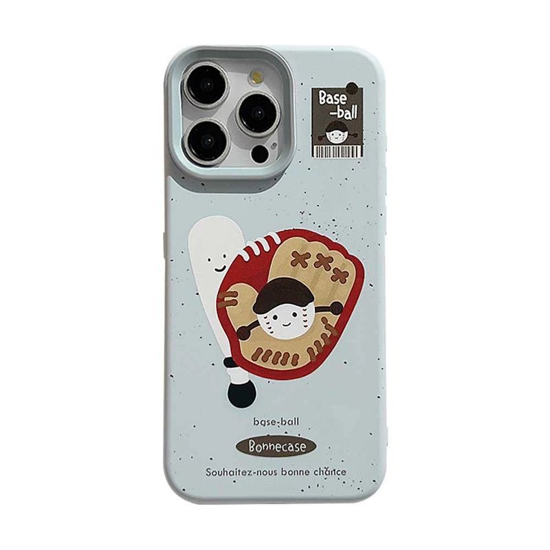 Maison De Theca（メゾン デ テカ）の「ベースボール バット ＆ グローブ カートゥーン iPhone ケース（スマホグッズ/小物）」