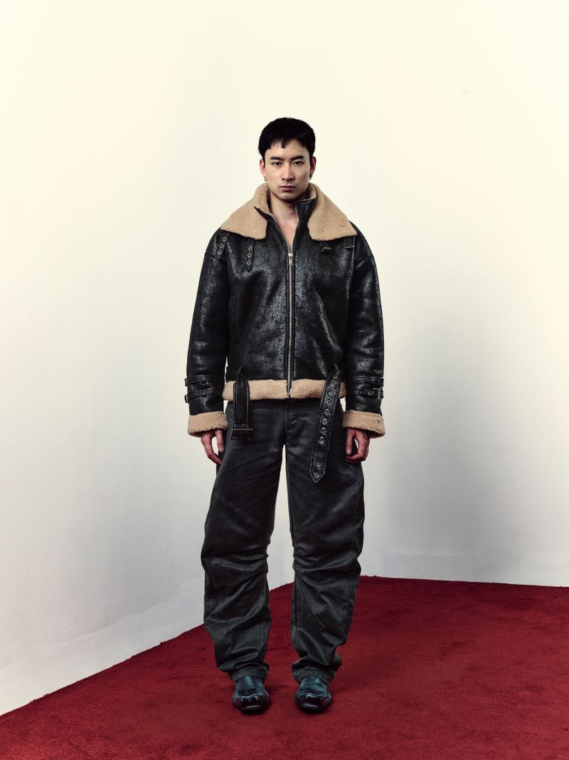 MEN - EDRAS - Faux Shearling Pilot Jacket