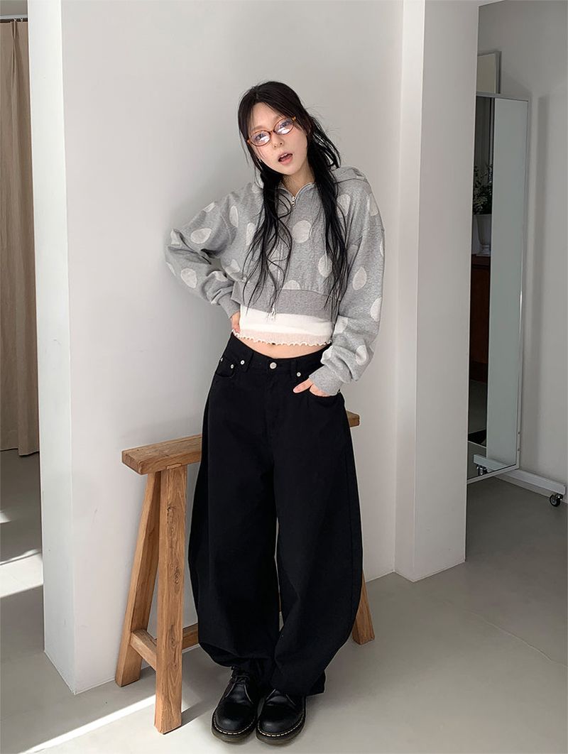 RIBBON BALLOON PANTS (2C)