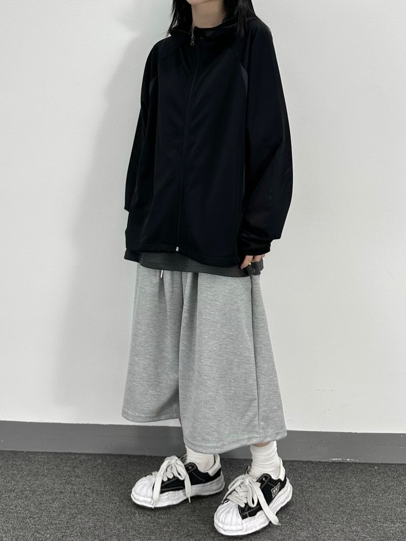 cool mesh summer zip-up