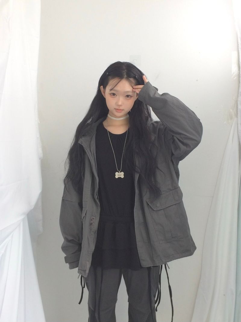 side strap frill dress