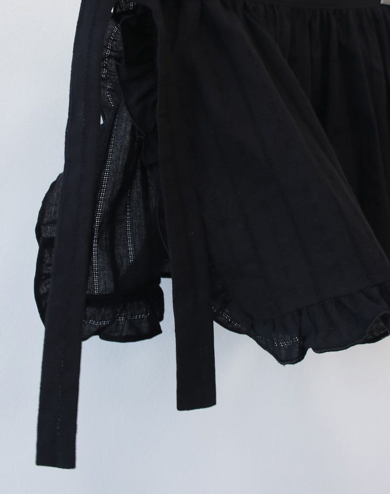 frill apron skirt