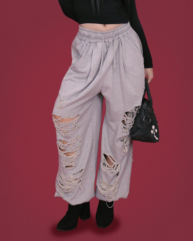 disco damage string pants (3color)