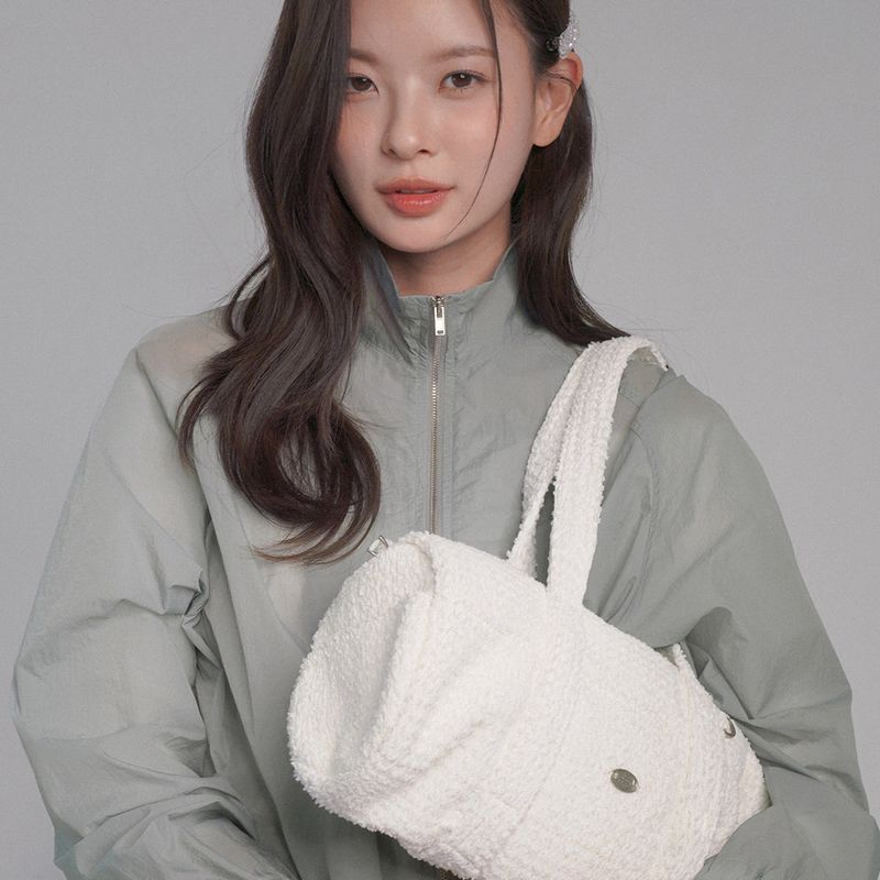 FABRIC DUFFEL BAG(WIHTE)