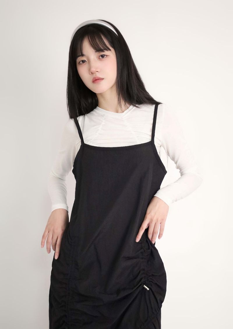 String Wrinkle Dress