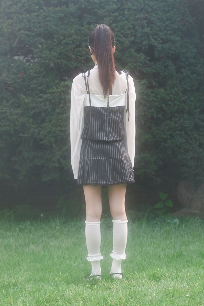 LACE MINI SKIRT (BLACK)