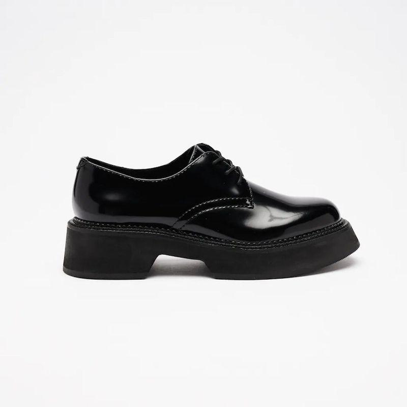 GANGPIE.CLUB（ガンパイクラブ）の「VATIC POLISHED DERBY SHOES BLACK Leather shoes with 45mm height-increasing thick soles（Shoes）」