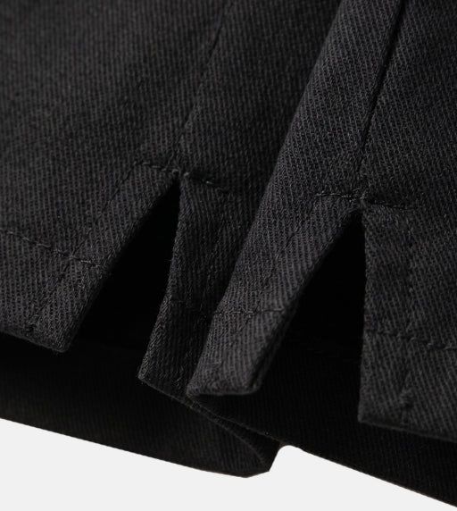 Cut-slit low pants