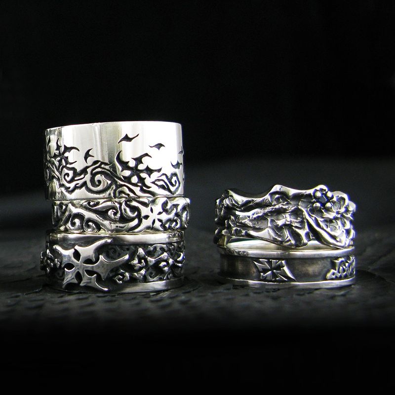 Destiny-L1 silver ring