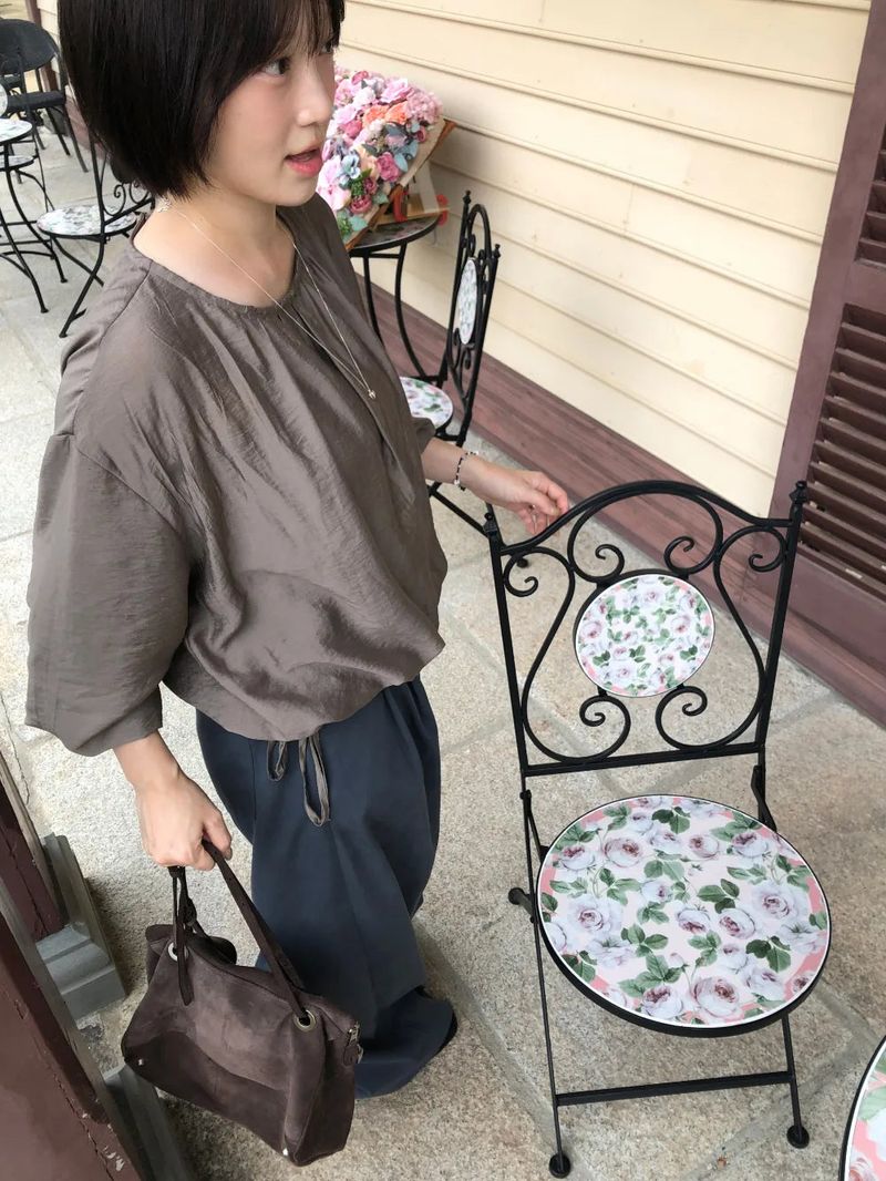 Hour string blouse