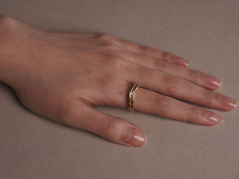 Tangled ring Gold